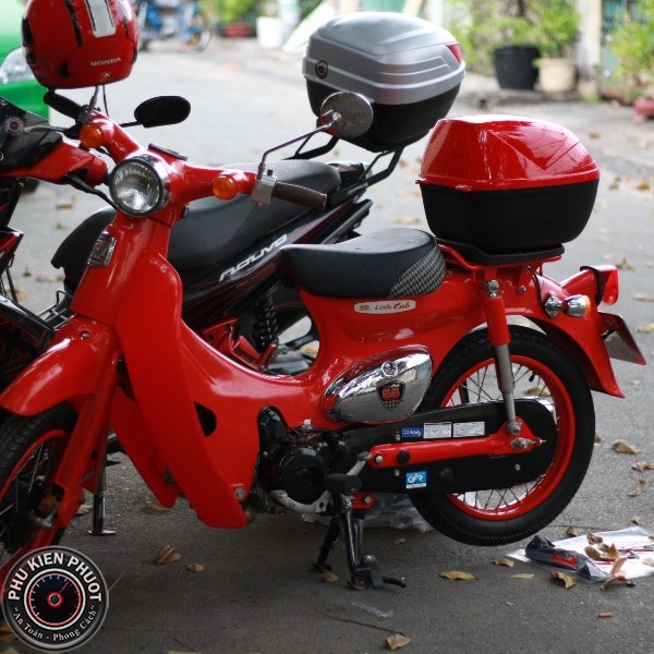 Cub 50 lên thùng givi E230 