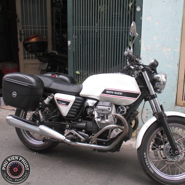 moto guzzi v7 gan thung givi e21n