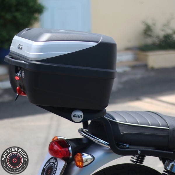 thung xe may , thung xe moto givi , thung givi triumph bonneville t120