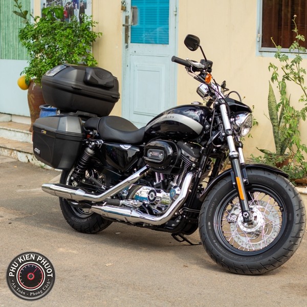 harley davidson 1200cc custom gan thung xe pkl