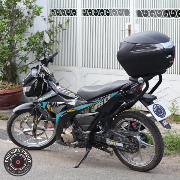 thùng givi baga givi suzuki raider fi 150