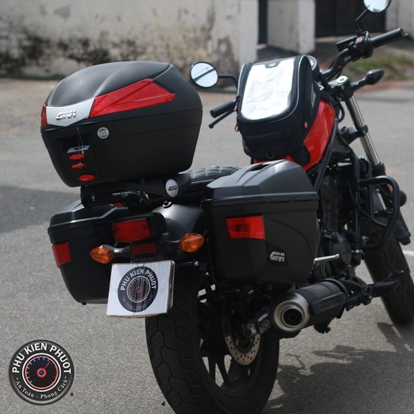 thùng givi xe rebel 300