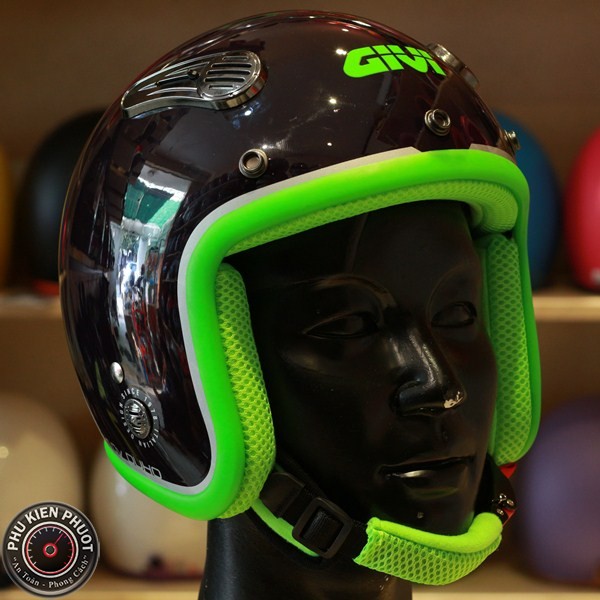 nón givi duho, mũ duho givi, mũ 3/4 duho givi, nón 3/4 đi phượt
