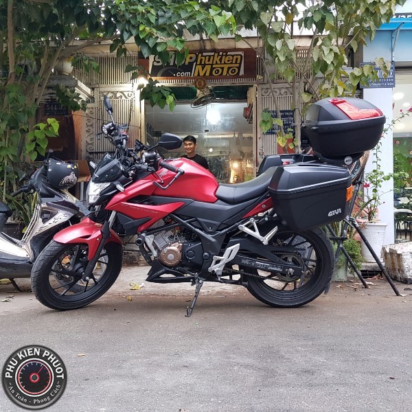 Thùng xe cb150r streetfire , baga givi cb150r streetfire