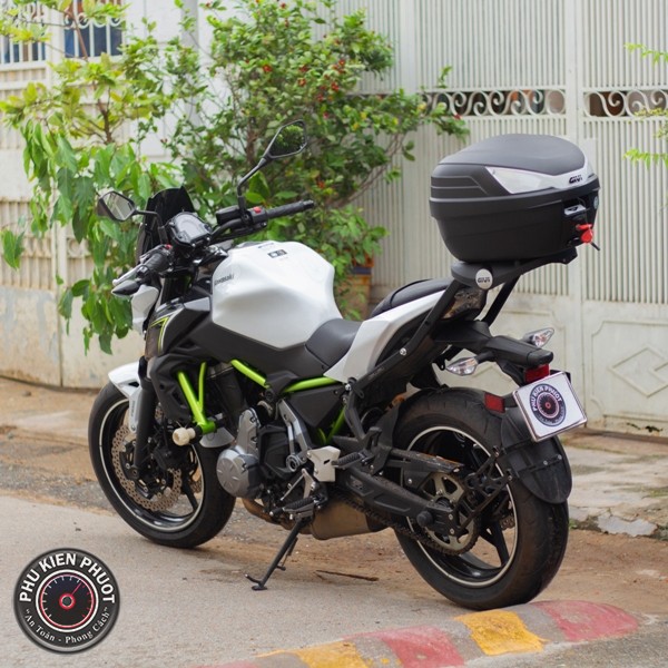 thùng xe givi z650 , baga givi kawasaki z650 , thùng hông givi z650