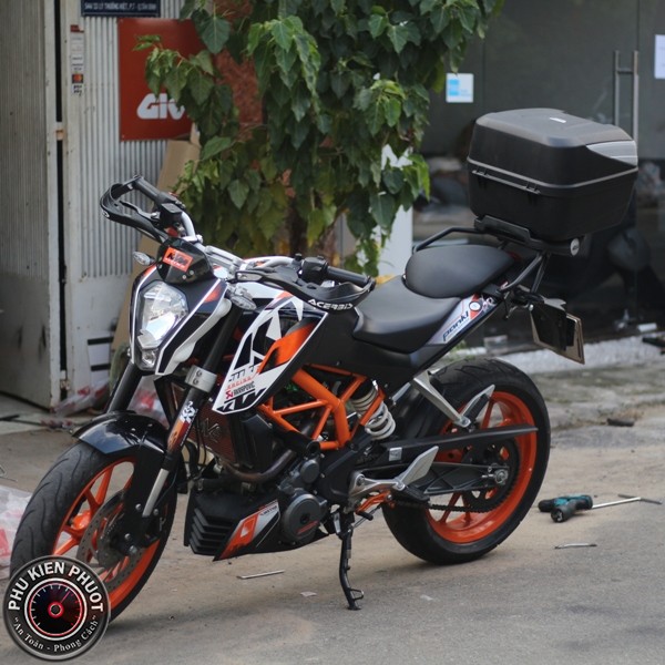 thùng givi ktm duke , baga givi ktm duke , ktm duke gắn thùng givi