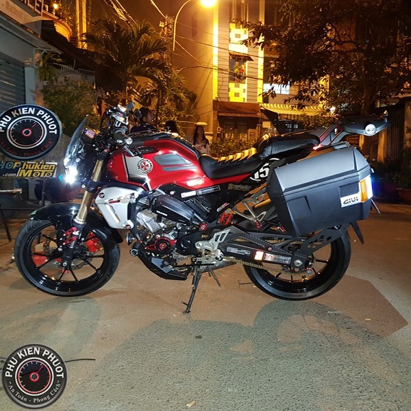 thùng xe cb150r , thùng givi cb150r , thung 2 bên givi e23ns