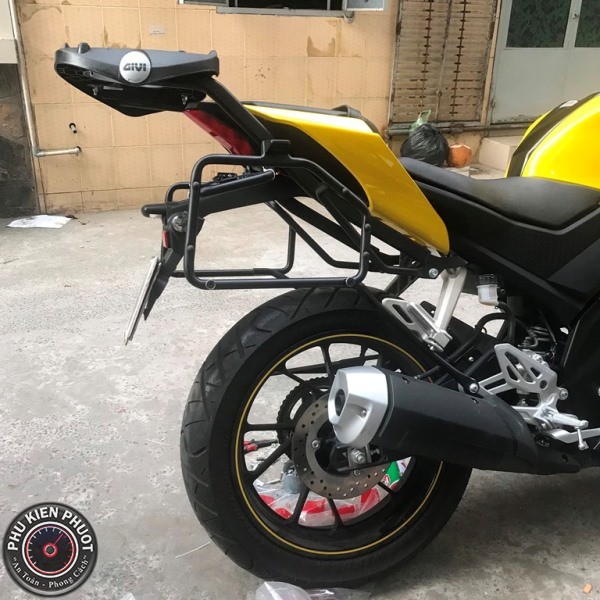 baga sau givi r15v3 , baga hông givi r15v3 , bộ baga và khung hông r15v3