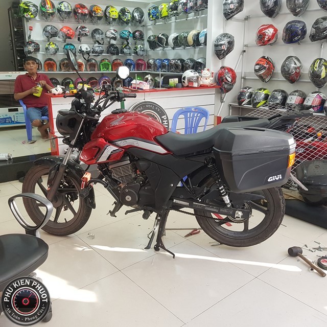 thùng xe cb150 verza, thùng givi cb150 verza , baga cb150 verza