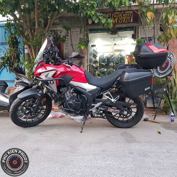 thùng moto cb500x , thùng xe moto cb500x , thùng givi cb500x