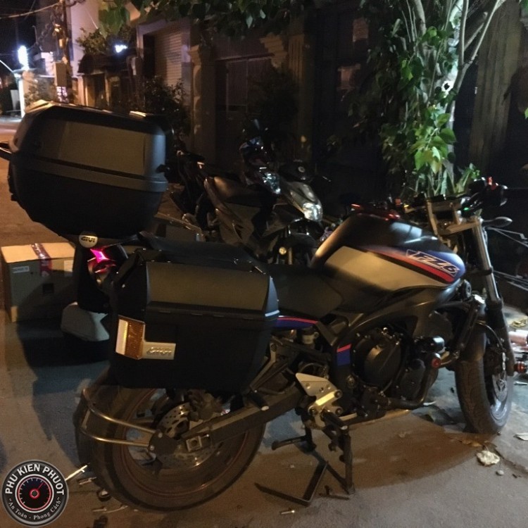 thùng givi fz6 , full thùng givi fz6 , bộ thùng givi fz6