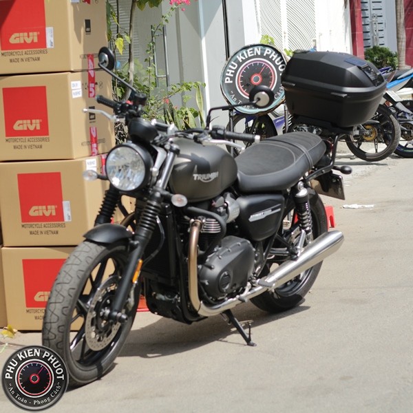 thùng xe givi triumph triumph street twin , baga givi triumph street twin