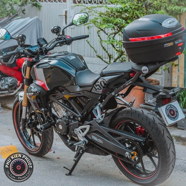 thùng xecb150r , thùng givi cb150r , baga xe cb150r