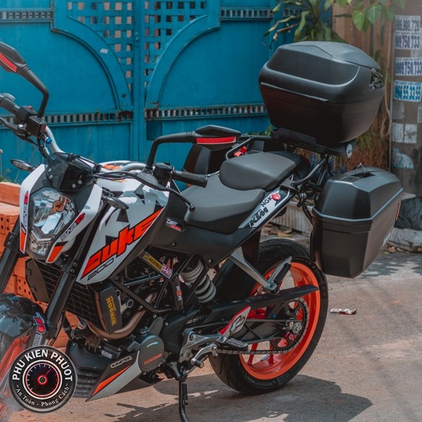 thùng xe ktm duke , baga givi ktm duke , full thùng ktm duke