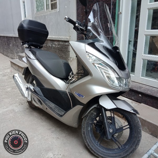 kính chắn gió pcx , thùng đựng đồ givi pcx , pcx gắn kính chắn gió và thùng đựng đồ givi