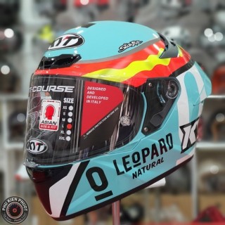 Nón kyt tt course leopard spain flag, nón fullface kyt , kyt helmet