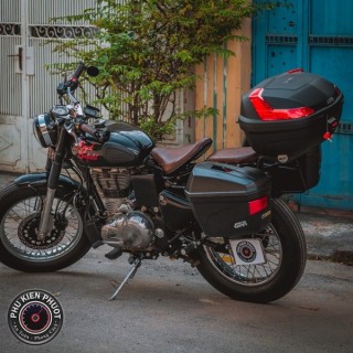 thùng givi xe royal enfield , baga givi royal enfield 500cc