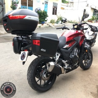 thùng givi cb500x , thùng xe máy givi cb500x , baga givi cb500x, thùng xe cb500x