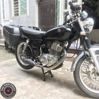 thùng đựng đồ yamaha sr400 , thùng xe givi sr400 , thùng moto sr400