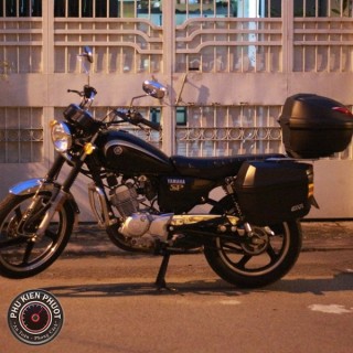 thùng xe yamah sp 125 , thùng hông givi yb125 sp , yamaha yb125 SP lên thùng hông givi