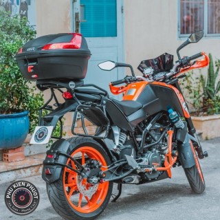 thùng xe ktm duke , baga givi ktm duke , full thùng ktm duke , khung hông ktm duke 200