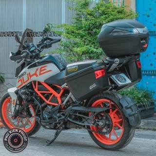 thùng xe ktm duke , baga givi ktm duke 2018 , full thùng ktm duke 2018